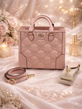 100% Authentic Gucci GG Matelasse Satchel Bag Brand New LUX1000-102025